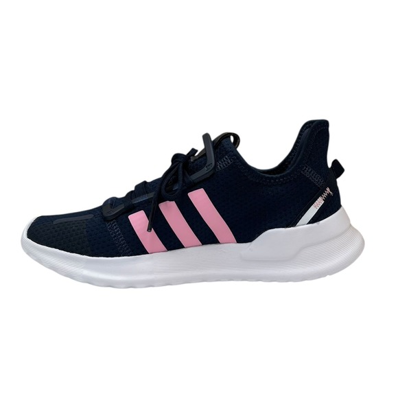 adidas Originals U-Path Run Youth Girls Sneakers Size 3 Navy Blue Lavender Shoes - Picture 6 of 11
